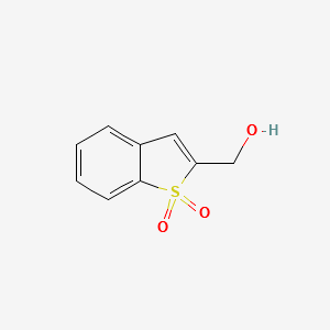 2-(HYDROXYMETHYL)BENZO[B]THIOPHENE 1,1-DIOXIDE structure, CAS 134996-50-2