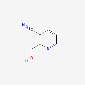 2-(HYDROXYMETHYL)NICOTINONITRILE structure, CAS 182054-69-9