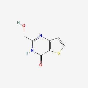 2-(HYDROXYMETHYL)THIENO[3,2-D]PYRIMIDIN-4(3H)-ONE structure, CAS 1155535-46-8