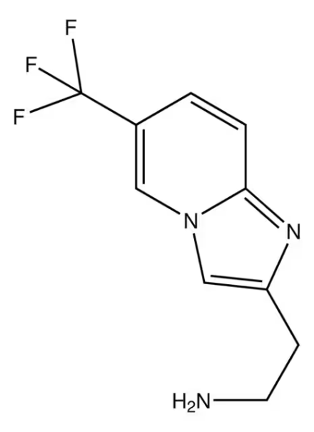 2-(IMIDAZO[1,2-A]PYRIDIN-2-YL)ETHANAMINE structure, CAS 43170-96-3