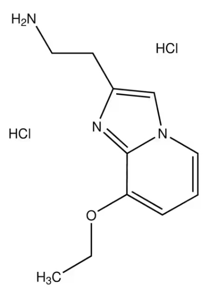 2-(IMIDAZO[1,2-A]PYRIDIN-2-YL)ETHANAMINE DIHYDROCHLORIDE structure, CAS 51132-02-6
