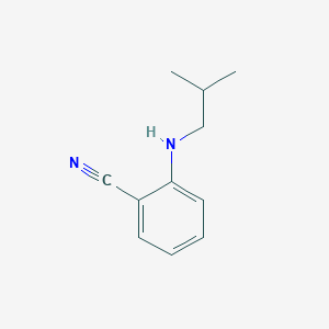 2-(ISOBUTYLAMINO)BENZONITRILE structure, CAS 204078-86-4