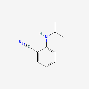 2-(ISOPROPYLAMINO)BENZONITRILE structure, CAS 147531-47-3