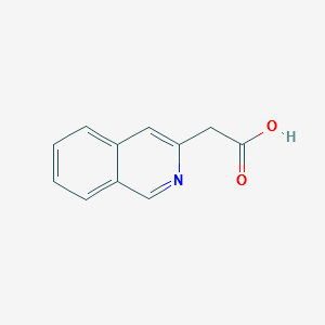 2-(ISOQUINOLIN-3-YL)ACETIC ACID structure, CAS 72033-13-7
