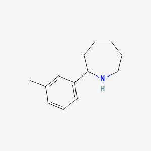 2-(M-TOLYL)AZEPANE structure, CAS 383129-36-0