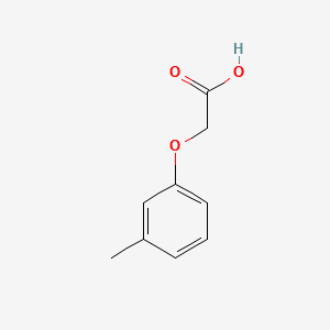 2-(M-TOLYLOXY)ACETIC ACID structure, CAS 1643-15-8