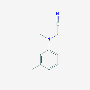 2-(METHYL(M-TOLYL)AMINO)ACETONITRILE structure, CAS 635683-12-4