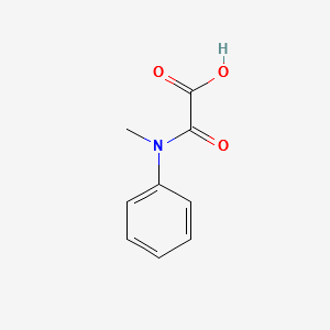 2-(METHYL(PHENYL)AMINO)-2-OXOACETIC ACID structure, CAS 13120-33-7
