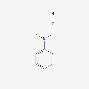 2-(METHYL(PHENYL)AMINO)ACETONITRILE structure, CAS 36602-08-1
