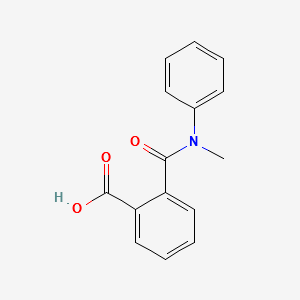 2-(METHYL(PHENYL)CARBAMOYL)BENZOIC ACID structure, CAS 16931-47-8