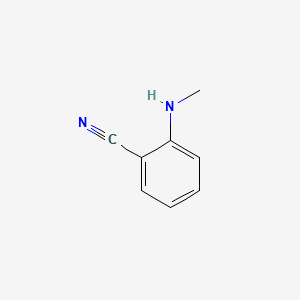 2-(METHYLAMINO)BENZONITRILE structure, CAS 17583-40-3