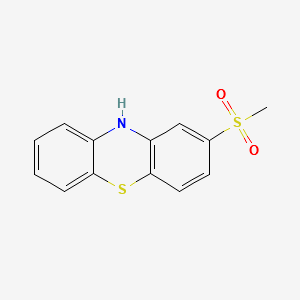 2-(METHYLSULFONYL)-10H-PHENOTHIAZINE structure, CAS 23503-68-6