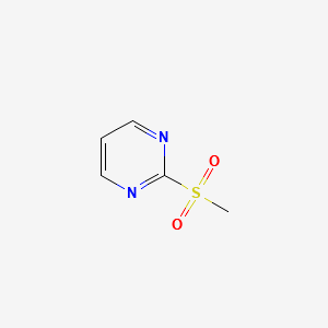 2-(METHYLSULFONYL)PYRIMIDINE structure, CAS 14161-09-2