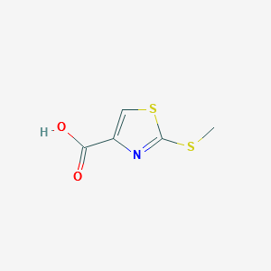 2-(METHYLTHIO)THIAZOLE-4-CARBOXYLIC ACID structure, CAS 907543-75-3