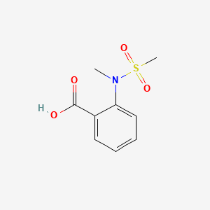 2-(N-METHYLMETHYLSULFONAMIDO)BENZOIC ACID structure, CAS 401822-72-8