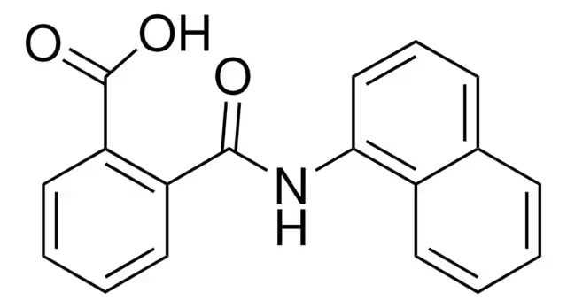 2-(NAPHTHALEN-1-YLCARBAMOYL)BENZOIC ACID structure, CAS 132-66-1