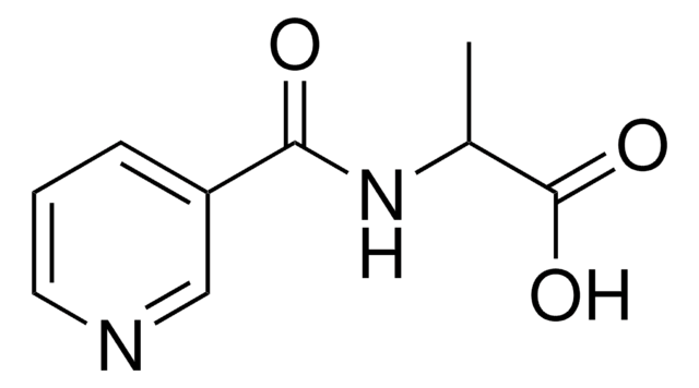 2-(NICOTINAMIDO)PROPANOIC ACID structure, CAS 36724-74-0