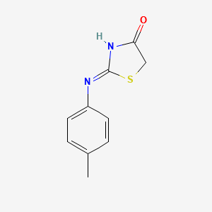 2-(P-TOLYLAMINO)THIAZOL-4(5H)-ONE structure, CAS 17385-68-1
