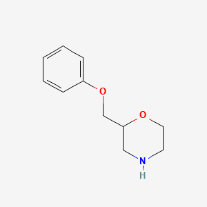 2-(PHENOXYMETHYL)MORPHOLINE structure, CAS 167273-56-5