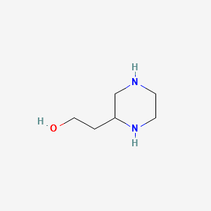 2-(PIPERAZIN-2-YL)ETHANOL DIHYDROCHLORIDE structure, CAS 3388-79-2