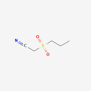2-(PROPYLSULFONYL)ACETONITRILE structure, CAS 175137-61-8