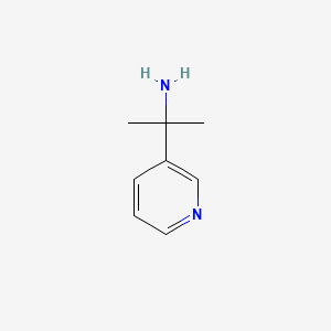 2-(PYRIDIN-3-YL)PROPAN-2-AMINE structure, CAS 99980-40-2