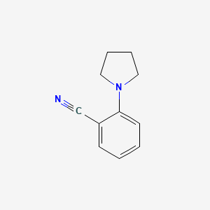 2-(PYRROLIDIN-1-YL)BENZONITRILE structure, CAS 20925-25-1