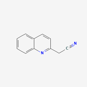 2-(QUINOLIN-2-YL)ACETONITRILE structure, CAS 14068-28-1