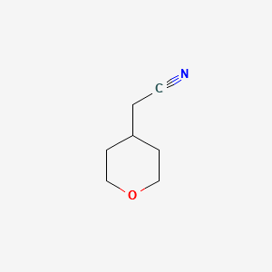 2-(TETRAHYDRO-2H-PYRAN-4-YL)ACETONITRILE structure, CAS 850429-50-4