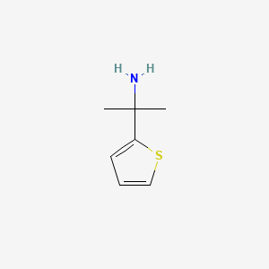 2-(THIOPHEN-2-YL)PROPAN-2-AMINE structure, CAS 81289-15-8