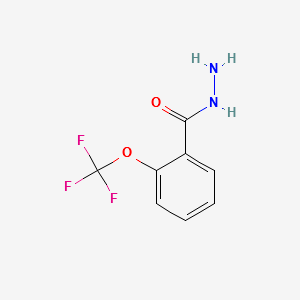 2-(TRIFLUOROMETHOXY)BENZOHYDRAZIDE structure, CAS 175277-19-7