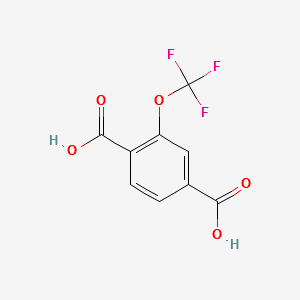 2-(TRIFLUOROMETHOXY)TEREPHTHALIC ACID structure, CAS 175278-21-4