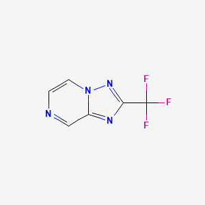 2-(TRIFLUOROMETHYL)-[1,2,4]TRIAZOLO[1,5-A]PYRAZINE structure, CAS 681249-56-9