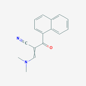 2-[(DIMETHYLAMINO)METHYLENE]-3-(1-NAPHTHYL)-3-OXO-PROPANENITRILE structure, CAS 52200-20-1