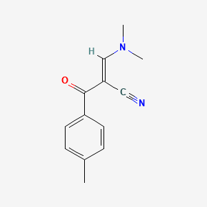 2-[(DIMETHYLAMINO)METHYLENE]-3-(4-METHYLPHENYL)-3-OXO-PROPANENITRILE structure, CAS 96232-41-6