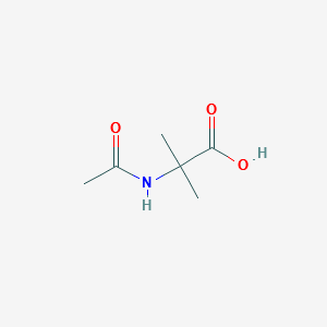 2-ACETAMIDO-2-METHYLPROPANOIC ACID structure, CAS 5362-00-5