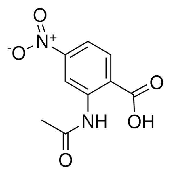 2-ACETAMIDO-4-NITROBENZOIC ACID structure, CAS 951-97-3