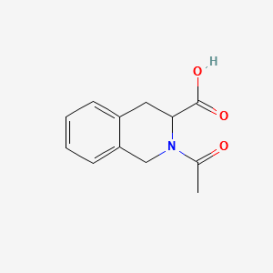 2-ACETYL-1,2,3,4-TETRAHYDROISOQUINOLINE-3-CARBOXYLIC ACID structure, CAS 143767-54-8