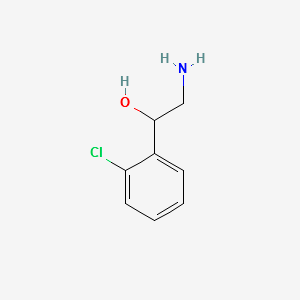2-AMINO-1-(2-CHLOROPHENYL)ETHANOL structure, CAS 23496-56-2