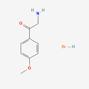 2-AMINO-1-(4-METHOXYPHENYL)ETHANONE HYDROBROMIDE structure, CAS 151427-05-3