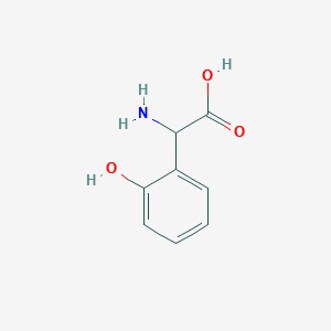 2-AMINO-2-(2-HYDROXYPHENYL)ACETIC ACID structure, CAS 25178-38-5