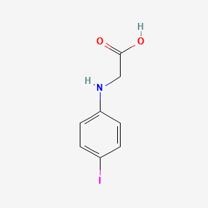 2-AMINO-2-(4-IODOPHENYL)ACETIC ACID structure, CAS 13370-63-3