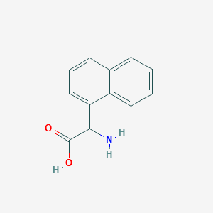 2-AMINO-2-(NAPHTHALEN-1-YL)ACETIC ACID structure, CAS 97611-60-4