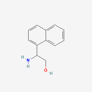 2-AMINO-2-(NAPHTHALEN-1-YL)ETHANOL structure, CAS 86217-42-7