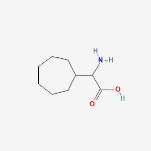 2-AMINO-2-CYCLOHEPTYLACETIC ACID structure, CAS 49606-92-0
