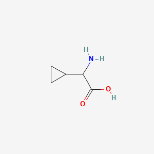2-AMINO-2-CYCLOPROPYLACETIC ACID structure, CAS 15785-26-9
