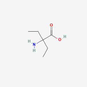 2-AMINO-2-ETHYLBUTANOIC ACID structure, CAS 2566-29-2