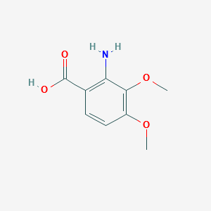 2-AMINO-3,4-DIMETHOXYBENZOIC ACID structure, CAS 5701-87-1