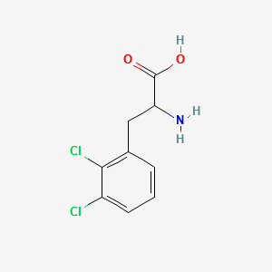 2-AMINO-3-(2,3-DICHLOROPHENYL)PROPANOIC ACID structure, CAS 128833-94-3