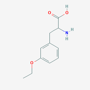 2-AMINO-3-(3-ETHOXYPHENYL)PROPANOIC ACID structure, CAS 174732-61-7